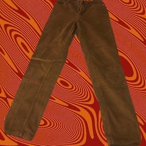 Urban outfitters ribbed kaki pants